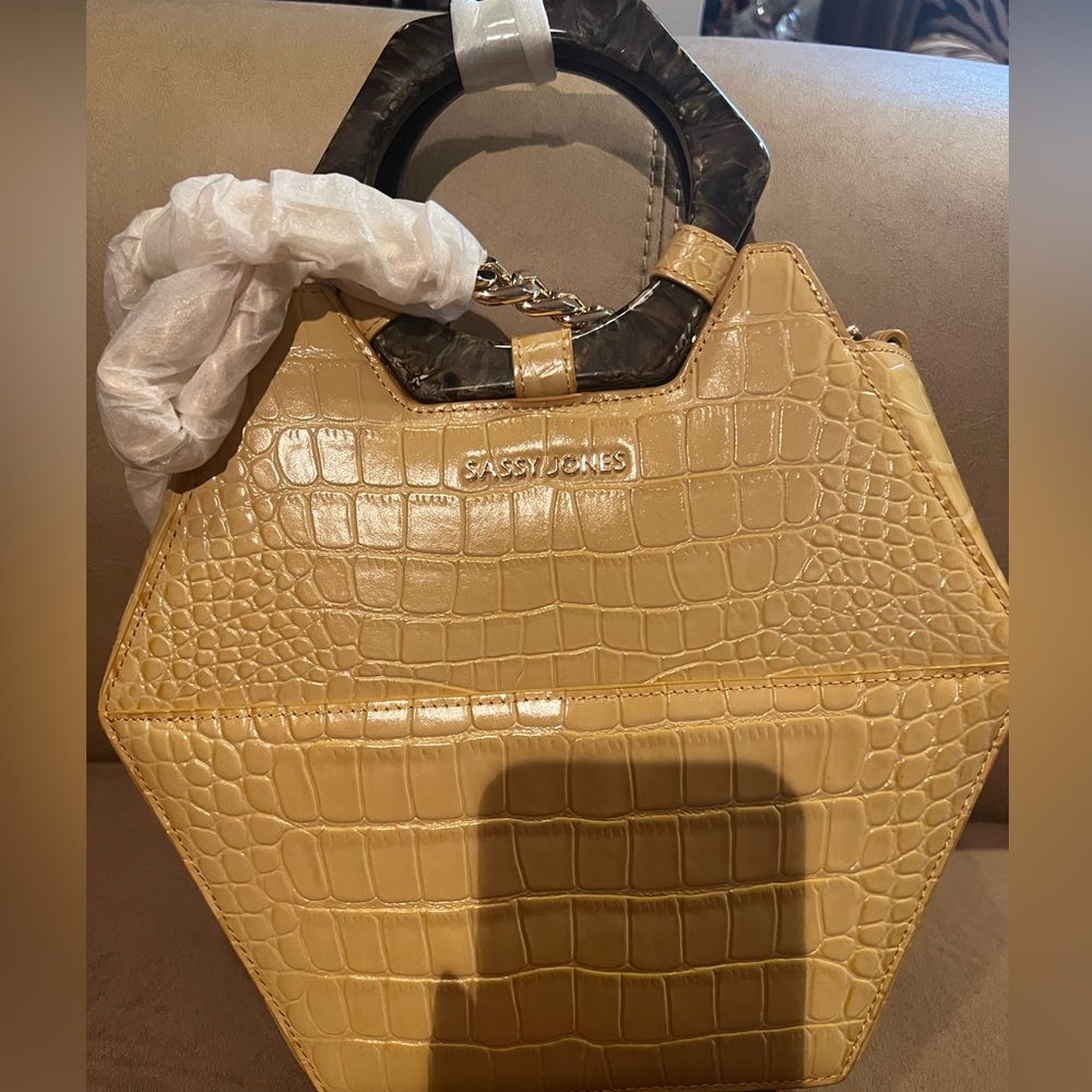 Sassy Jones - Aris Cross Body - Golden Tab - NWT